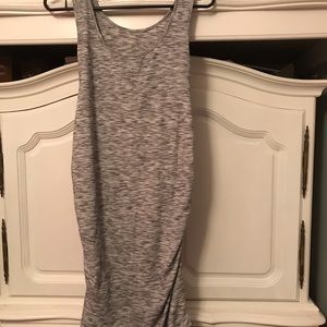 Heather gray tank dress MATERNITY